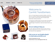 Tablet Screenshot of carnhill.co.uk
